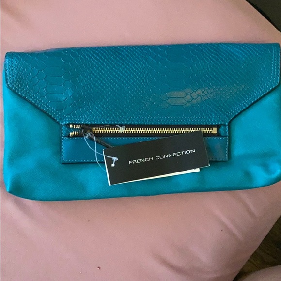 Jade color clutch
